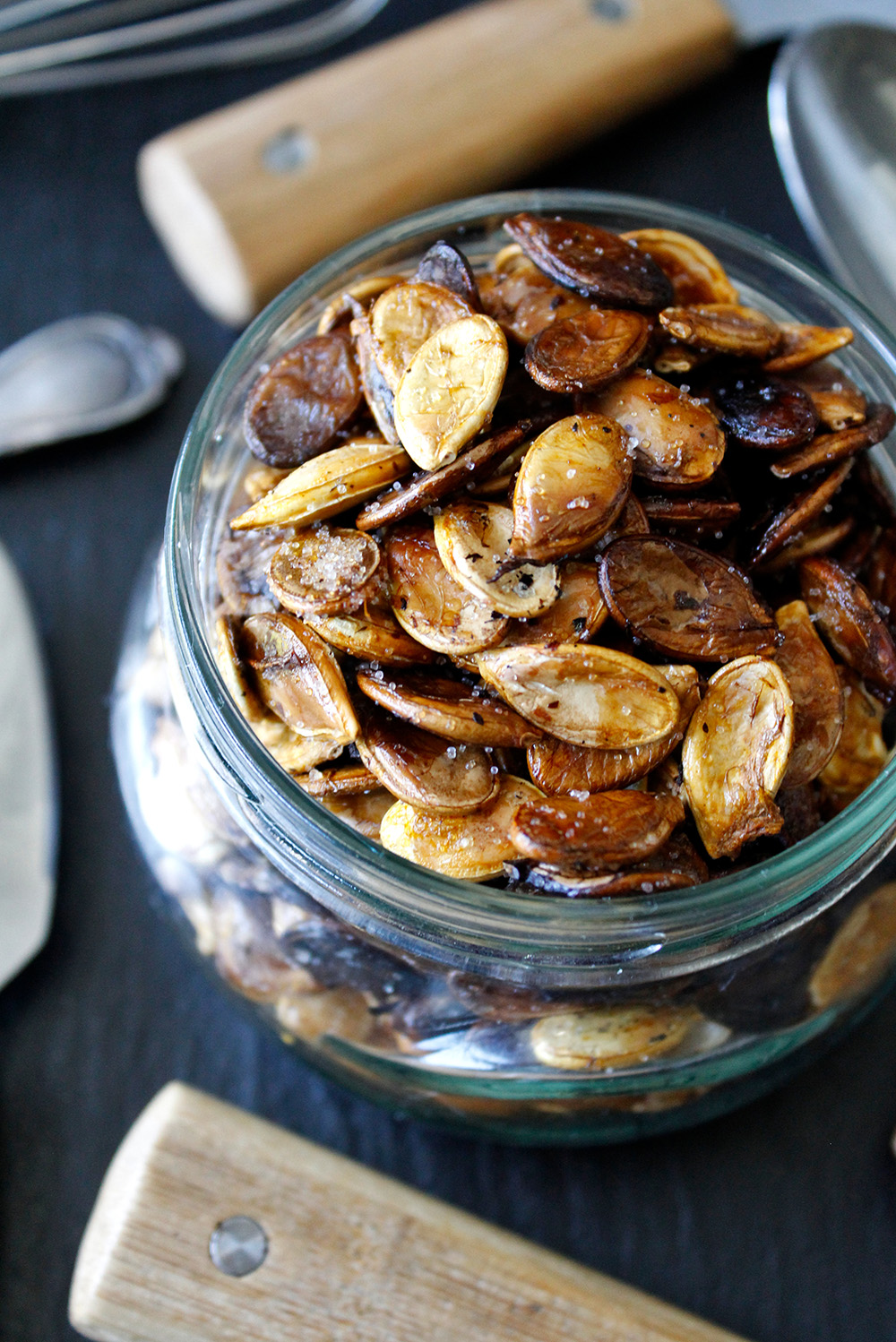 Rezept für geröstete Kürbiskerne von Einmal Nachschlag, bitte!