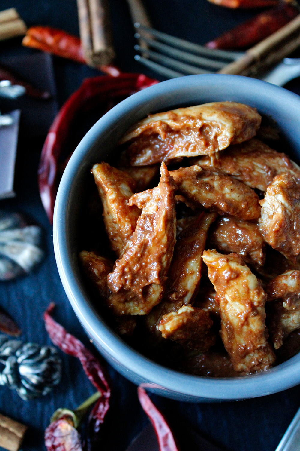 Rezept für Mole-Hähnchen von Einmal Nachschlag, bitte! 