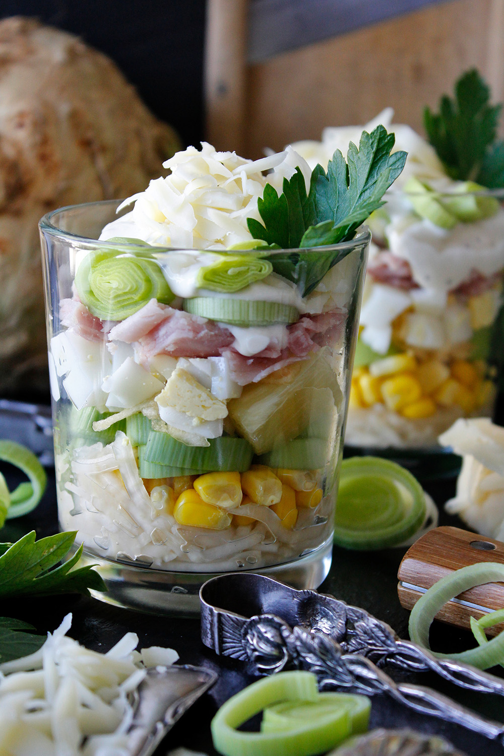 Rezept für Schichtsalat von Einmal Nachschlag, bitte!