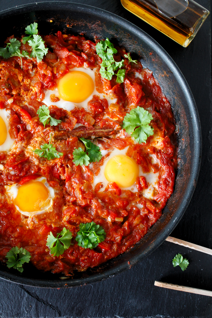 Rezept für Shakshuka von Einmal Nachschlag, bitte! | Foto: Linda Katharina Klein
