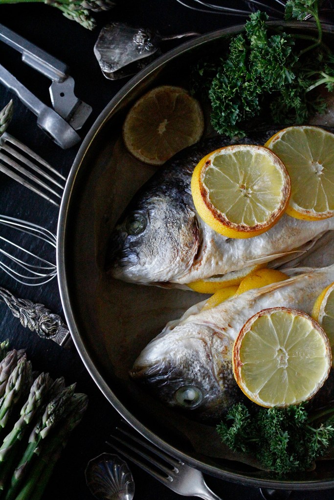 Dorade mit Zitrone von Einmal Nachschlag, bitte!